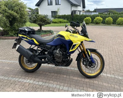 Matheo780 - A dziś testowałem Suzuki V-Strom 800 DE. Motocykl bardzo fajny i ogólnie ...