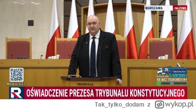 Taktylkododam - Doigrali się niemieckie pachołki. Prezes TK, Pan Bogdan Święczkowski,...