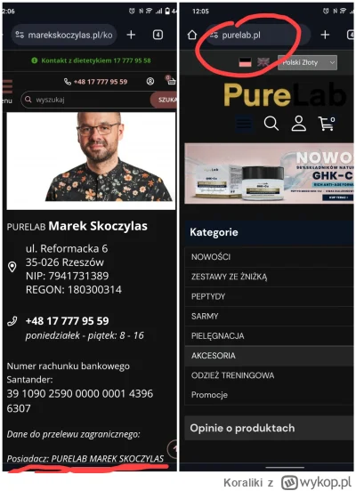 Koraliki - Czy Marek Skoczylas ( ten lekarz z YouTube) jest właścicielem Purelab.pl s...