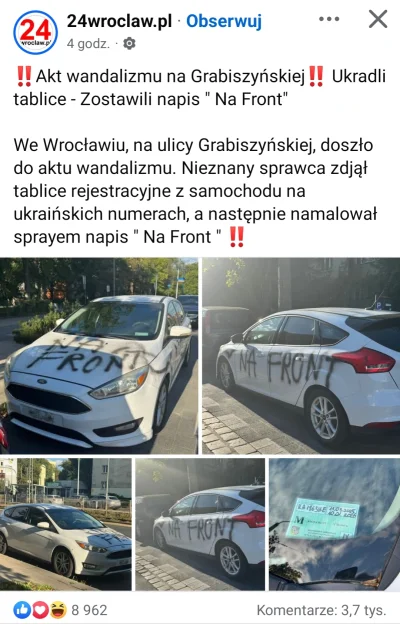 marsjanin2012 - #wroclaw #ukraina czyli hejt z komentarzy wylewa sie na ulicach, bard...