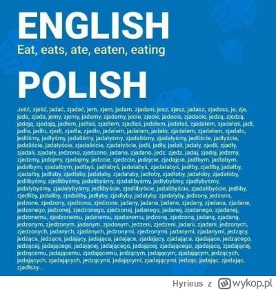 Hyrieus - Polski a angielski
#jezykiobce