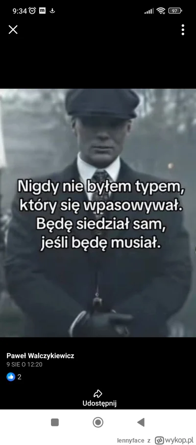 lennyface - @ish_waw eh wolny myśliciel