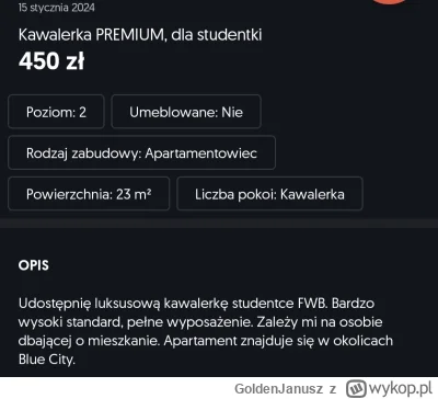 GoldenJanusz - studiuje ktoś fwb? 
#przegryw #studbaza #mieszkanie