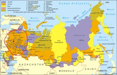 Jin - @Hondor: 

Rosji właściwej jest mniej więcej tyle co zaznaczone na czerwono. Re...
