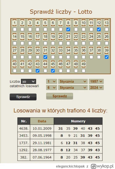 eleganckichlopak - Zaczałem się interesować lotto przez te wpisy na wykopie o eurojac...