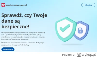 Psylon - Rząd ochroni Cię przed cyberprzestępcami. Po prostu zaloguj się na Profil Za...