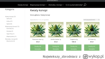 Najwiekszy_zbrodniarz - Spoko sklep wystartował z nową stroną i produktami, greenmedi...