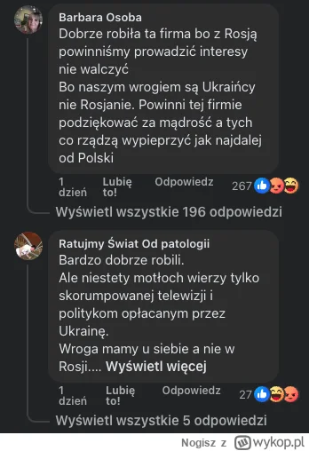 Nogisz - odnośnie pewnej firmy z Poznania dostarczającej części do shahedów rosyjskic...