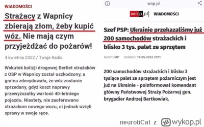 neurotiCat - Te dwie wiadomości dzieli tylko miesiąc różnicy ( ͡º ͜ʖ͡º)

#polska #ukr...