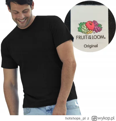 hotshops_pl - T-SHIRT KOSZULKA - FRUIT OF THE LOOM - kolor czarny rozmiar L

https://...