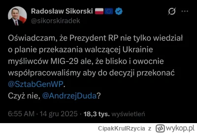 CipakKrulRzycia - #debil #bekazpisu #cenzoduda #polityka
oni tam w pisie wsztscy wied...