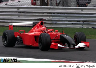 winsxspl - Majgul Schumacher, Ferrari F2001, Monza 2001, niebrandowane
#f1 #f1porn #w...