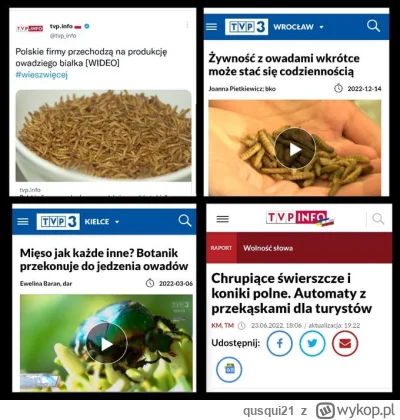 qusqui21 - pisowskie media chca zebysmy jedli robaki.