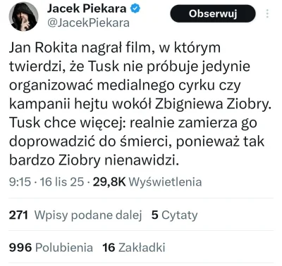 splinter96 - no to faktycznie poważnego sprzymierzeńca znaleźli do powielania tej teo...