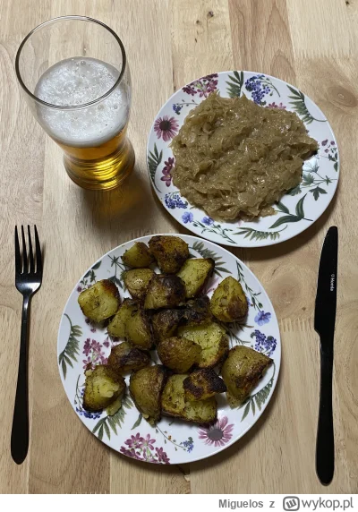 Miguelos - 6:40 sobota. Pieczone ziemniaki, kapusta zasmażana, p--o. Chłopskie śniada...