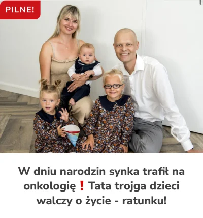 agata-baczek - https://www.siepomaga.pl/lukasz
#potrzebnapomoc #pilne 

Bardzo Was pr...