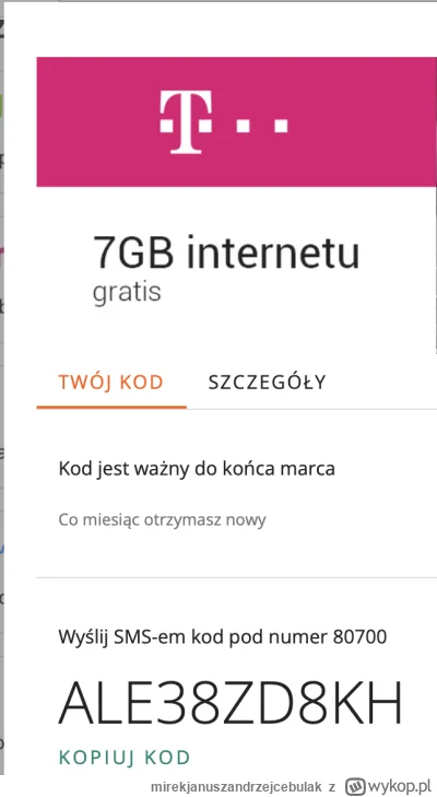 mirekjanuszandrzejcebulak - #rozdajo #tmobile