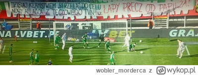 wobler_morderca - Kibice Śląska jak zwykle z gwoździem w głowie xDD

#mecz #papiez