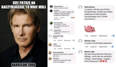 Krs90 - #bekazpisu #bekazprawakow #heheszki #facebook
HARRISON FORD OBRZYDLIWY CHŁOP ...