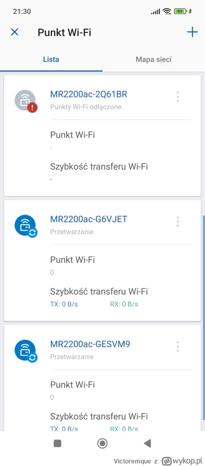 Victoremque - @BooB Te meshe coś źle współpracują, cały czas zrywa połączenie wi-fi m...