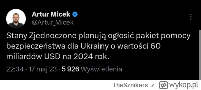 TheSznikers - To tak w kwestii tego czy i kiedy zachód powie stop pomocy #ukraina 
#w...