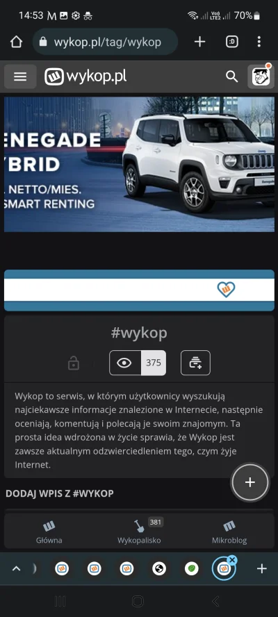 Goglez - I obserwowany, brak różnicy