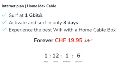 ms93 - Dobra oferta: Internet 1 Gbit/s z Sunrise/UPC (kablówka) za 19,95 CHF miesięcz...