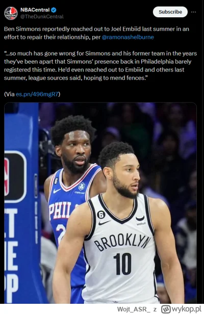 WojtASR - Stan na listopad 2024: większą sympatią darzę Simmonsa, niż Membiida
SPOILE...