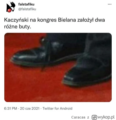 Caracas - @arais_siara Tak było Kaczyński nawet na tą okazję miał specjalna stylizacj...