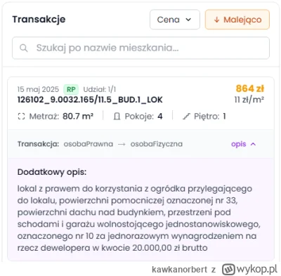 kawkanorbert - A wy co dalej kredyt na 30 lat? Ja za tydzień pracy kupuje mieszkanko
...
