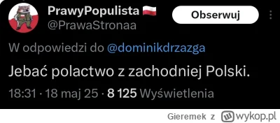 Gieremek - Co chwila widzę posty w stylu:
- "trzeba było nie atakować Konfederacji, t...