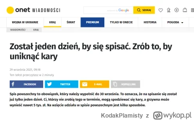 KodakPlamisty - Wciąż czekam na 2137 zł grzywny ( ͡° ͜ʖ ͡°)
#dziennikarskiezero
#spis...