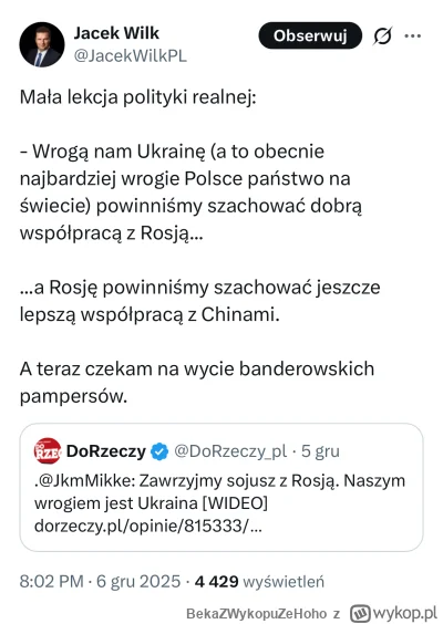 BekaZWykopuZeHoho - Pytanie do fanów konfy i kkp wy serio wierzycie w coś takiego?

#...
