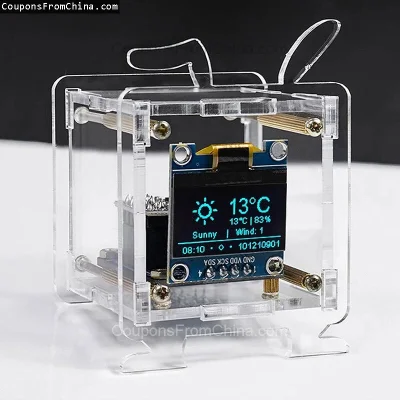 n____S - ❗ DC5V ESP8266 DIY Electronic Kit Mini Weather Forecast Clock
〽️ Cena: 11.59...