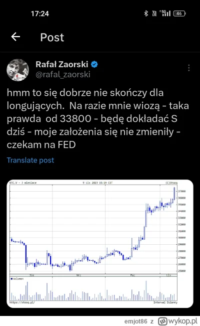 emjot86 - Do rafała już marian dzwoni, trzeba dokładać:)
#kryptowaluty #bitcoin