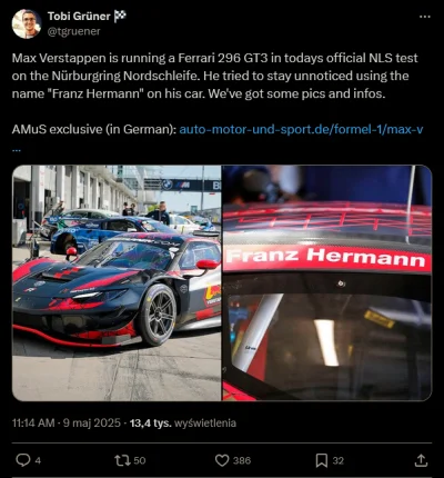 tryta - wersztapen testuje ferrari ( ͡° ͜ʖ ͡°)
#f1