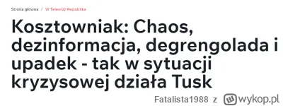 Fatalista1988 - Halucynacja, hemoglobina, dwutlenek węgla taka sytuacja. #polityka #p...