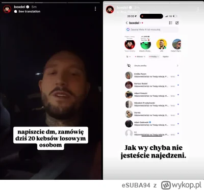 eSUBA94 - ten chory zaburzony fałszywy zakłamaniec serio myśli że jak rozda bliki na ...