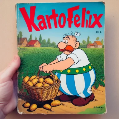 josh211 - #aiart
Mało znany tom przygód Asteriksa - Łukaszenka z wizytą.