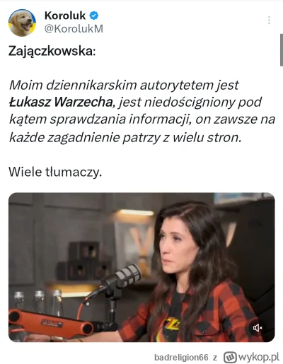 badreligion66 - #polityka I tak dobrze, bo mogła powiedzieć , że np. Marcin Rola