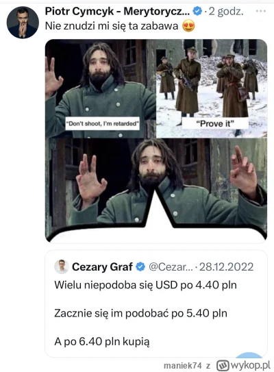 maniek74 - #gielda

u nas @Bykuofwall_street dawał wtedy 7 zł ( ͡° ͜ʖ ͡°)