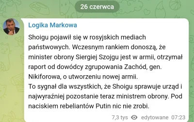 Nieszkodnik - >Rosyjskie źródła podają, że rosyjski minister obrony Siergiej Szojgu j...