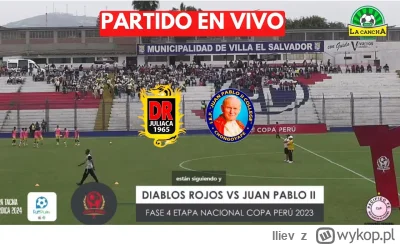 Iliev - #mecz No to oglądamy :)
Diablos Rojos Juliaca - Juan Pablo
https://www.facebo...