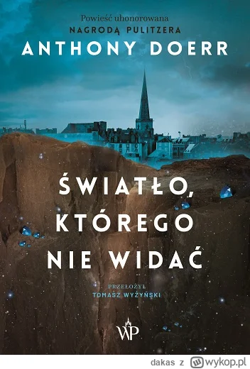 dakas - 309 + 1 = 310

Tytuł: Światło, którego nie widać
Autor: Anthony Doerr
Gatunek...