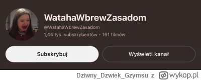 DziwnyDzwiekGzymsu - Ciekawe jak sebke nazwie swój kanał na jutubie, bo Wataha Wbrew ...