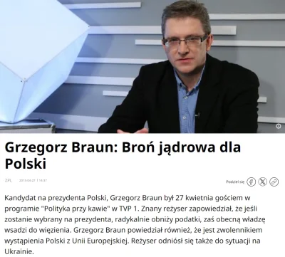 voyac - Jak Grzegorz Braun już 10 lat temu podnosił sprawę broni atomowej dla Polski ...