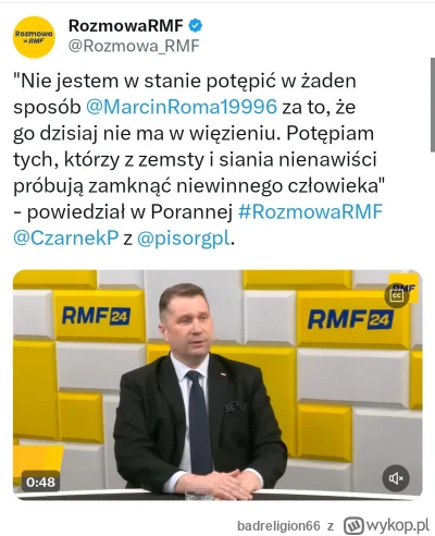 badreligion66 - #polityka Po co sądy, wystarczy spytać Czarnka kto jest winny a kto n...