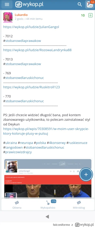 falconiforme - @Lukardio: 
- słaba walka z trollingiem
- promocja patotagow

Daruj so...