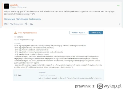 prawilnik - Próbujcie dalej (wiadomo kto). Nie spodobał się wpis i został zgłoszony, ...