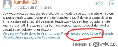 Helenus - Czy ktokolwiek z Was zauważył ten tag przegrywpo30tce? ( ͡º ͜ʖ͡º) Gościu tr...